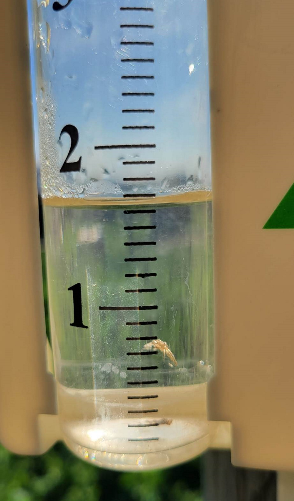 More rain than officially captured fell over Moose Jaw last night